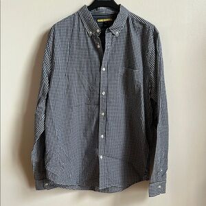Prince & fox Black and White button down Checkered Shirt